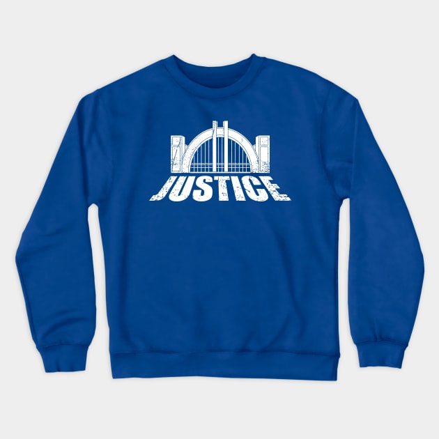 Justice Place Crewneck Sweatshirt by nickbeta